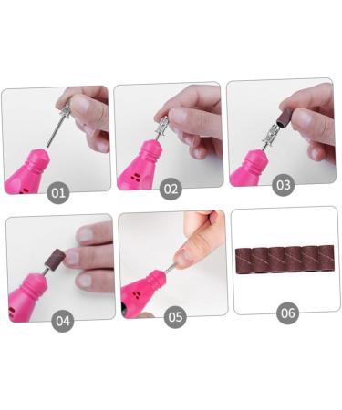 POPETPOP Portable Nail Drill Nail File Drill Portable Nail Polishing Machine Nail Drill Machine Professional Acrylic Gel Tool Acrylic Nails Tools Nails Gel Electric Tools Sander Manicure 13.8*2.8cm Rosy - Buy Online on SooperMarket.com