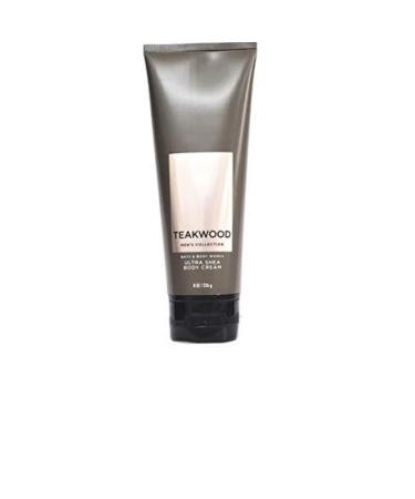 Bath & Body Works Men's Ultra Shea Body Cream in TEAKWOOD Lavender 1 Count (Pack of 1)