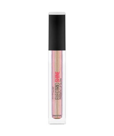 Maybelline New York Lip Studio Electric Shine Prismatic Lip Gloss Makeup  Moonlit Metal  0.17 fl. oz. Moonlit Metal 0.17 Fl Oz (Pack of 1)