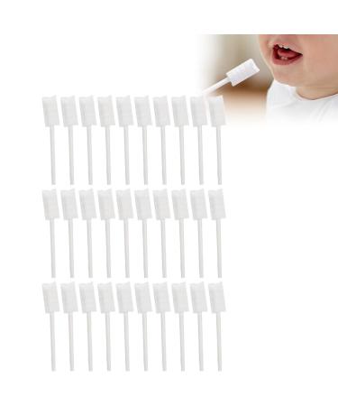 Baby Gauze Mouth Cleaner 30pcs Disposable Toothbrush for Babies Baby Mouth Cleaning Stick Baby Tongue Cleaner