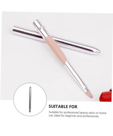 Angoily Lip Brush with Lid | Travel Makeup Applicator for Lip Gloss Lip Tint and Lipstick | Perfect for On-the-Go Beauty - Buy Online on SooperMarket.com