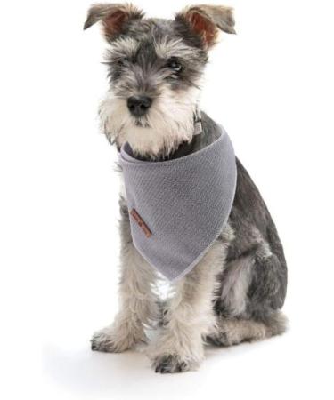 Lionet Paws Dog Bandana - Triangle Scarf for Dogs Grey SS (Pack of 1) | Stylish & Durable Pet Accessory for Global Shipping - Buy Online on SooperMarket.com
