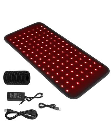 UEIDIHI Red Infrared Light Therapy Belt LED Red Light Therapy Belt for Pain Relief Flexible Wearable Wrap Deep Therapy Pad with 2 Wavelengths