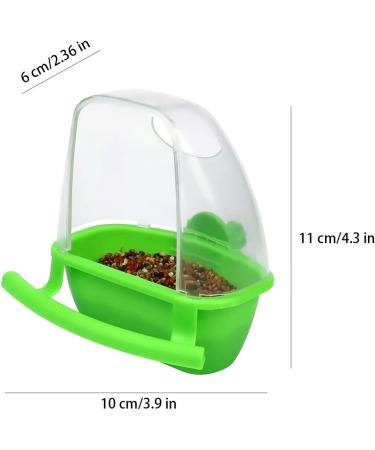 JNAWA 2pcs Bird Cage Feeder Bird Water Bottles Food Holder Feeder Parrot Food Dispenser for Cockatiel Parrots Budgie Lovebirds - Buy Online on SooperMarket.com