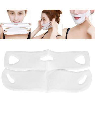 10-Piece V-Shape Face Mask Set | Lifting Neck & Chin Anti-Aging Moisturizing Facial Masks for Firming and Contouring - Buy Online on SooperMarket.com