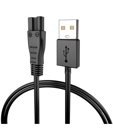 JUPSDDTH Plug Cord for Meridian Trimmer Charger Men's Hair Trimmer Meridian Shaver Charger Cable  fit 5V 1A Adapter Grooming Meridian Charger