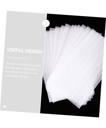 WOFASHPURET 50 Sheets Pearl Cotton Highlighter Hair Wrap Paper Hair Coloring Kit Hair Bleach Tools Hair Dye Brush and Bowl Hair Wrapping Paper Strips Hair Dye Paper Salon Supply Major Suite 40x13cm White - Buy Online on SooperMarket.com