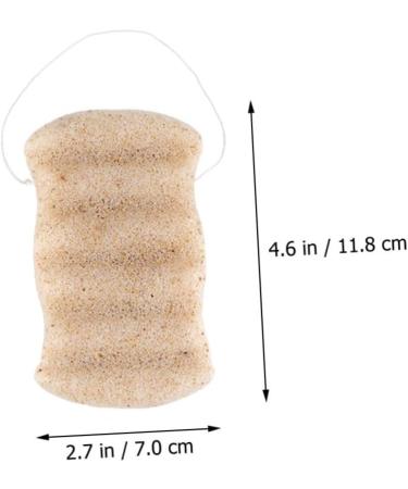 Angoily Konjac Exfoliating Facial Cleansing Sponge - Natural Bath & Scrub Tool for Radiant Skin - Buy Online on SooperMarket.com