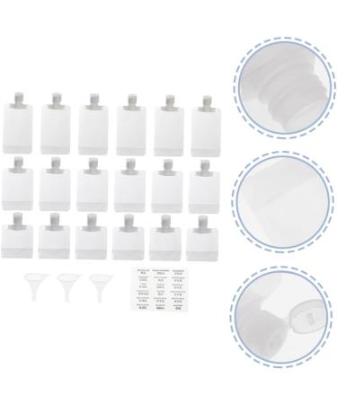 minkissy 1 Set Flap Lotion Bag Shampoo Container Portable Spout Pouch Travel Size Container Travel Toiletries Travel Pouches for Toiletries Liquid Square The Pet Clamshell Dispenser - Buy Online on SooperMarket.com