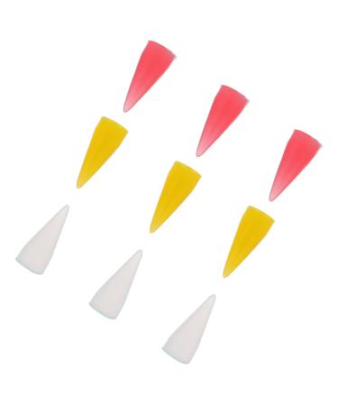 minkissy 27 Pcs Manicure Pen Silicone Head Nail Art Silicone Head Nail Art Pen Head Manicure Pen Head Dotting Pen Wax Head Rhinestone Picker Head Rhinestones Crystal Drilling Pen