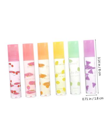 4pcs Fruit Lip Balm & Gloss - Moisturizing Lip Protectors | Transparent Lipstick - International Shipping Available - Buy Online on SooperMarket.com