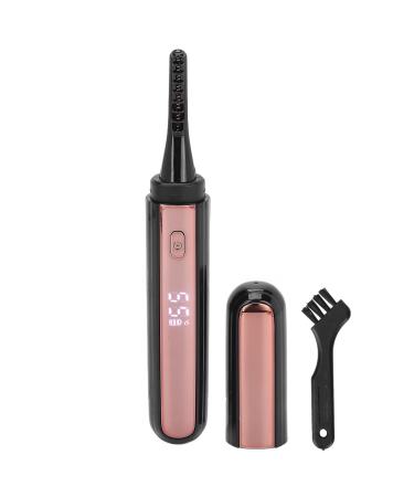 Verdant Touch Heated Eyelash Perm Electric Eyelash Curler USB Rechargeable with LCD Display 4-Level Heat Heated Eyelash Perm for Women Black