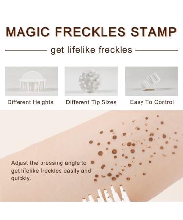 Erinde Liquid Freckle Pen Stamp in 01 Saddle Brown - Waterproof, Long Lasting, Quick Dry Freckles Makeup for Natural Sunkissed Look - Buy Online on SooperMarket.com