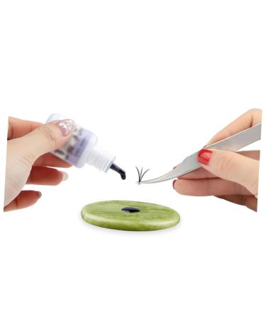 FOMIYES 6pcs Eyelash Tools - Jade Stones & Extension Palette for Lash Extensions | Premium Eyelash Accessories & Natural Ore Glue - Buy Online on SooperMarket.com