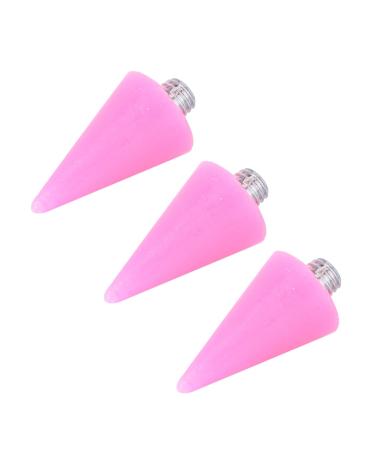 Healeved 9 Pcs Manicure Dotting Tools Studs Picker Wax Heads Wax Rhinestone Picker Wax Pencil for Rhinestones Wax Rhinestones Picker Dual Diy Jewel Picker Dotting Pen Point Acrylic Pink