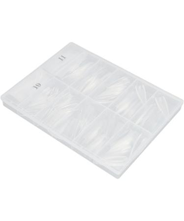 Nai Tips 360 Pieces Acrylic Nail Tips Full Cover Multiple Sizes Versatile Use for DIY Nail Art Manicure Shop (05#) - Buy Online on SooperMarket.com