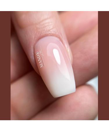 Babyboomer Vight Gel Set - Ice White & Camouflage Builder Natural French Gel (15ml Each) | 2 Pack for Stunning Nails - Buy Online on SooperMarket.com