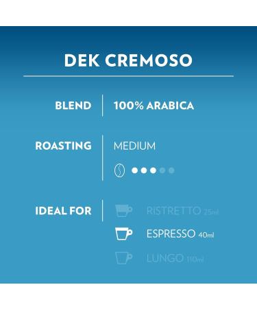 Lavazza A Modo Mio DEK Cremoso Decaf Coffee Capsules - 256 Count - Buy Online on SooperMarket.com