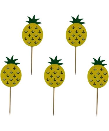 Luzhengyang 5 Pieces Vivid Felt Cupcake Toppers Food Picks for Kids Birthday Party - Buy Online on SooperMarket.com