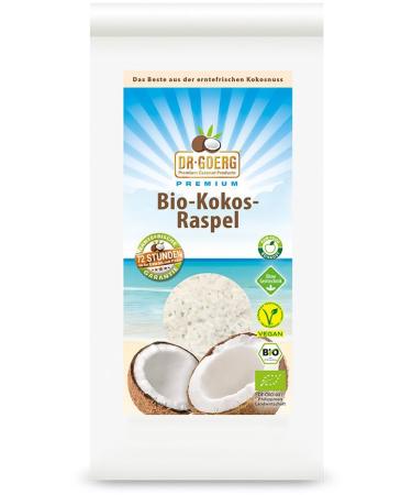 Dr. Goerg Premium Organic Coconut Grated (6 x 300 gr) 300 g (pack of 6)
