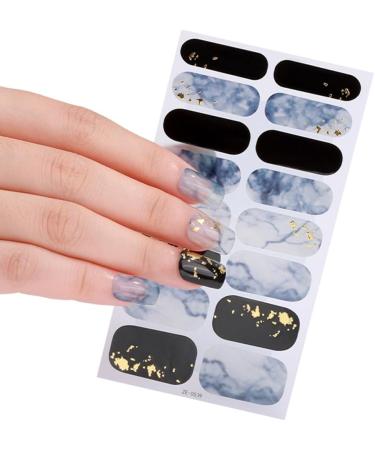 Ruarby French Tip Press on Nails Medium Almond False Nails Tips Detachable Full Cover Stick on Nails Glossy Nude False Nails - Buy Online on SooperMarket.com