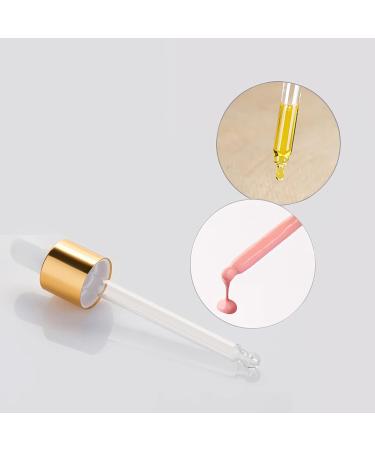 Tianzd 10ml Chrome Red Drip Bottles - 6 Pack with Glass Pipettes & Gold Caps for Essential Oils & Perfumes - International Shipping - Buy Online on SooperMarket.com