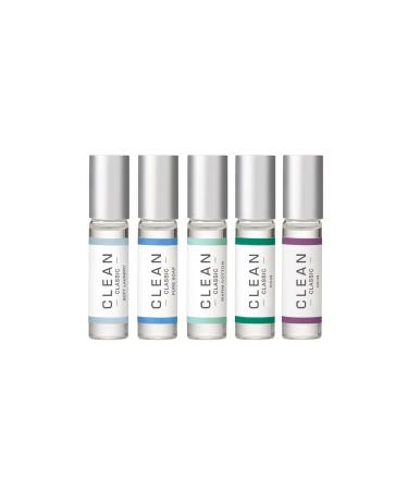 Clean Classic Eau de Parfum Rollerball Gift Set - Light, Layerable Fragrance - Vegan & Phthalate-Free - 5 x 0.17 oz - Buy Online on SooperMarket.com