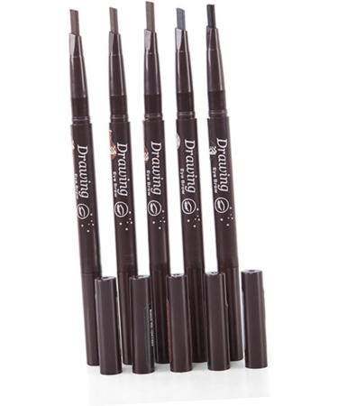 Beavorty 3pcs 2 1 rotate eyebrow pencil eyebrow pencils eyebrow filler brow brush Coffee eyebrow pencil - Buy Online on SooperMarket.com