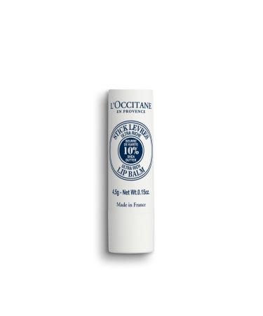 L'OCCITANE Shea Ultra Rich Lip Balm 4.5g | Enriched with 10% Shea Butter | Nourishes & Protects Dry Lips | Luxury & Clean Beauty Lip Care for All Skin Types