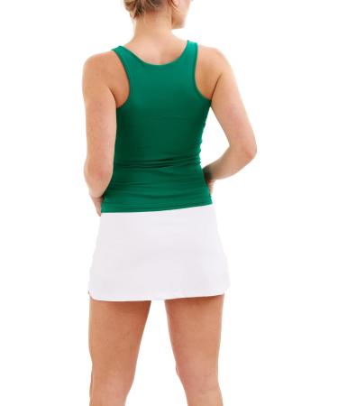 Sportkind Girls & Women s Breathable Tennis & Padel Tank Top - UV Protection UPF 50+ - Emerald Green - Fitness & Running Gear - Buy Online on SooperMarket.com