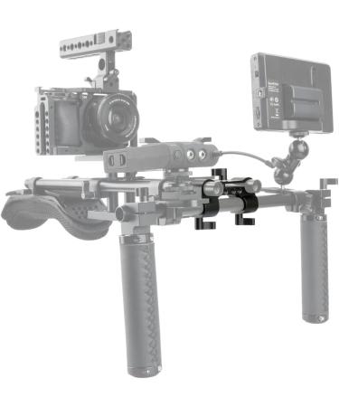 NICEYRIG 90 Degree Right Angle Rail Block Dual Rod Clamp for Video Camera Shoulder Support System - Buy Online on SooperMarket.com