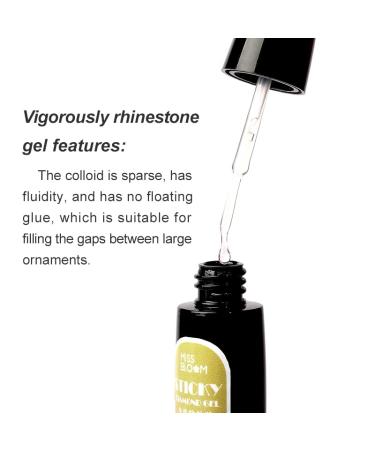 Rhinestones Gel and Glue Pen Set for Nail Art | Adhesive Kit for Acrylic Nails Design - Buy Online on SooperMarket.com