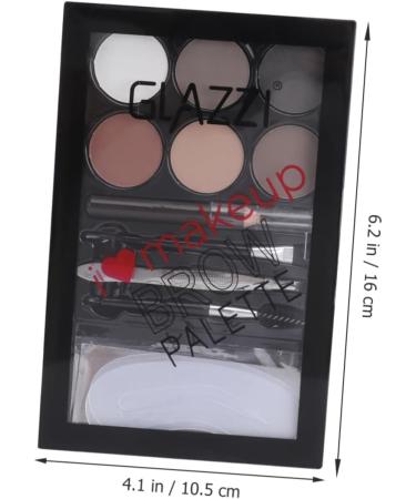 Gogogmee 1 Set Eyebrow Powder Set Eyebrow Brush Brow Pencil Eyebrow Filler Female Makeup Miss Six Colors 1 count (Pack of 1) As Shown - Buy Online on SooperMarket.com