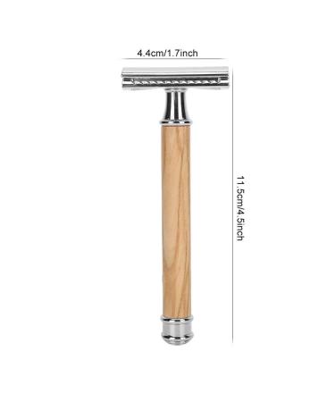 Men's Double-Sided Blade Head Shaver - Portable Silver Razor for Face & Body Care | International Shipping Available - Buy Online on SooperMarket.com