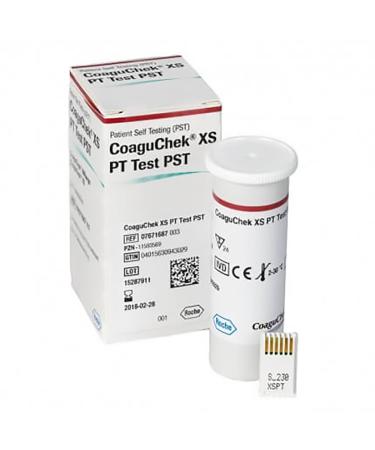 COAGUCHEK XS PT TEST 6 STRIPS