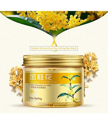 Golden Osmanthus Eye Mask - Natural Moisturizing Eye Patch Sheet 120g - Buy Online on SooperMarket.com