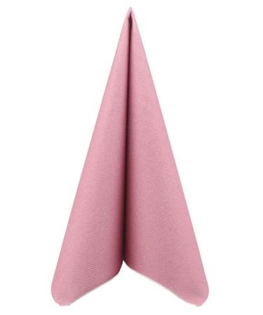 50 APARTina napkins fabric-like Airlaid - UNI color: old pink size: 40x40 cm old pink 40x40 cm