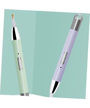 DOITOOL 2 Boxes Nail Art Glow Drill Pen Nail Implements Nail Drawing Tools Nail Dotting Pen Refillable Pen Cross Diamond Pens Nail Art Pen Crystal Purple Manicure With Lights Plastic - Buy Online on SooperMarket.com