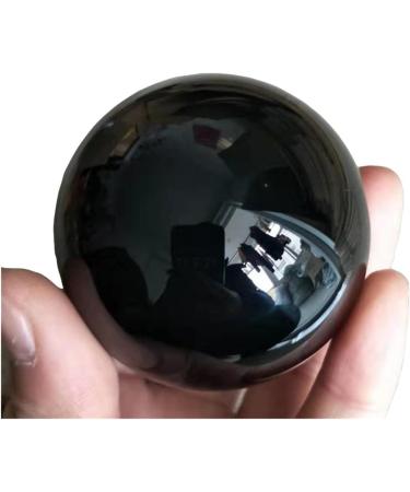 Ornament Natural Polished Black Ball Crystal Obsidian Sphere 50-60MM for Decoration Gift Decoration feng Shui. Stone Collection 1pc - Buy Online on SooperMarket.com