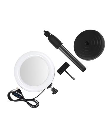 Mikikit Set Cargador Usb Portable Lighting Mirror Fill Light Phone Clip Fill Videos Camera Video Desk Ring Light Camera Light Led Fill Lamp Selfie Lamp Dimmable Selfie Light