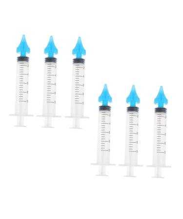 6pcs Ear Rinser Tool Nose Cleaner for Vaccuum Cleaner Ear Cleaning Ear Wax Cleaner Syringe Ear Wax Remover Tool Ear Wax Removal Syringe Ear Wax Washers Earwax Cleaners