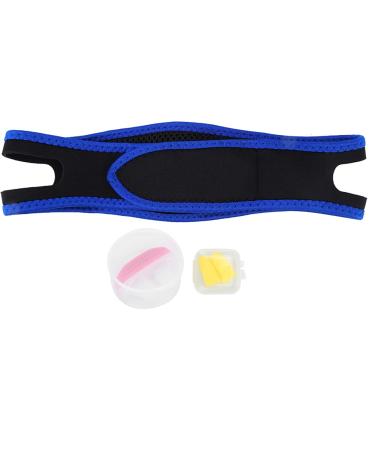 KUIKUI Night Sleep Aid Air Purifier Anti-Snoring Device Set - Breathe Easy and Sleep Soundly with Earplug Chin Strap and Red Anti-Snoring Device