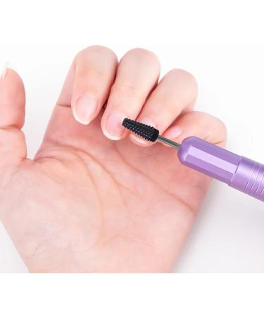 Nail Drill Bits 5 In 1 Nail Drill Bit Nail Polishing Bit for Nail Drill Cone Shape Manicure Drill Bit Cuticle Drill Bits for Nails Gel Polish Nail Art Tool 2.35mm - Buy Online on SooperMarket.com