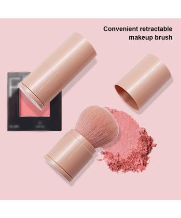 Dajidafu Makeup Brush Retractable Loose Powder Contouring Cosmetic Brushes Short Soft Artificial Fiber Replacement Beauty Make Up Tool Type 4 - Buy Online on SooperMarket.com