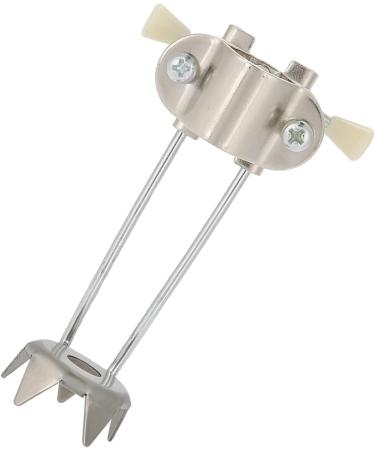 BORDSTRACT Stainless Steel 5-Prong Cane Tip Ice Grip Attachment - Anti-slip Safety Accessory for Walking Canes, Trekking Poles, and Crutches - Buy Online on SooperMarket.com
