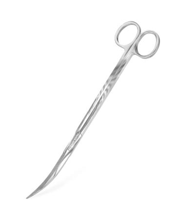 VORESTIC Aquarium Scissors Curved 25cm Aquascaping Tools for Terrarium Plants Curved Scissors