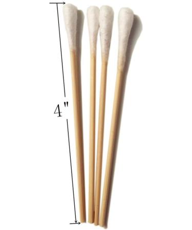 Kingzhuo Cotton Swabs - 10.2 cm Wooden Sticks for Medical Wound Care & Skin Cleaning | 1000 Pieces | Ideal for Home Office & School - Buy Online on SooperMarket.com