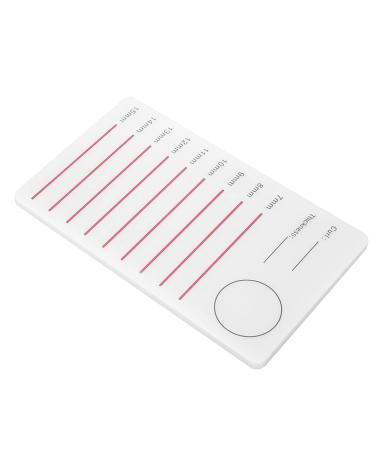 Eyelash Extensions Tray - Black Mink False Lashes Holder for Salon Use | Premium Plastic Eyelash Stand Pallet (02 - Buy Online on SooperMarket.com