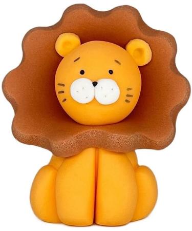 Lion Cake Topper - Edible Fondant Safari Jungle Cupcake Birthday Decoration with an Edible Glue - Baby Shower Party Supplies - Buy Online on SooperMarket.com