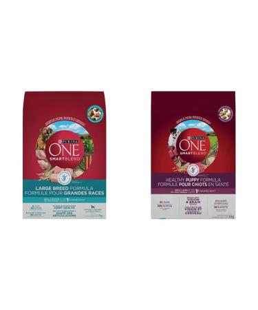 Purina ONE Smartblend Large Breed Dry Dog Food 7 kg + Purina ONE Smartblend Puppy Food Dry Dog Food 6 kg